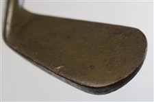 LH Spalding Gold Medal 2 Dot Punched Face Iron & LH Spalding Gold Medal 1 Smooth Face Iron