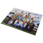 Palmer, Player, Nicklaus, Irwin, Watson & Trevino Signed Ltd Ed Jules Alexander Oversize Photo JSA ALOA