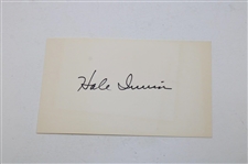 Hale Irwin's Signed Wheaties Box, 2008 Hualalai Resort Poster & 3x5 Index Card JSA ALOA