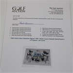 Hale Irwin's Dave Stockton Signed '1991' Ryder Cup at Kiawah Island Posters w/'Captain' JSA ALOA