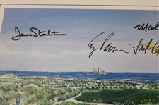 Hale Irwin's Signed 1991 Ryder Cup Team USA at Kiawah Island Posters JSA ALOA