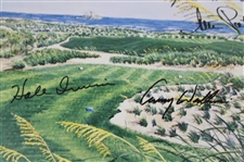 Hale Irwin's Signed 1991 Ryder Cup Team USA at Kiawah Island Posters JSA ALOA
