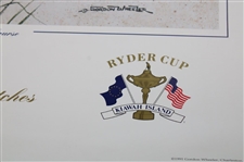 Hale Irwin's Signed 1991 Ryder Cup Team USA at Kiawah Island Posters JSA ALOA