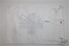 Arnold Palmer Signed Arnold Palmer Invitational White Embroidered Flag JSA ALOA