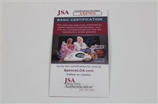 Mark O'Meara Signed Undated Masters Embroidered Flag w/'1998' JSA #AX87955