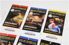 2012 Ryder Cup At Medinah Country Club Ticket Set