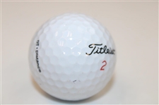 Doug Ford Signed Masters Logo Titleist 2 Golf Ball JSA ALOA
