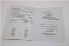 1995 Ryder Cup Opening Ceremony Pamphlet w/Official Draw Sheet
