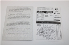 1995 Ryder Cup Opening Ceremony Pamphlet w/Official Draw Sheet