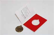 1955 LIFE National Golf Day Medal I Beat The US Open Champion - Ed Furgol