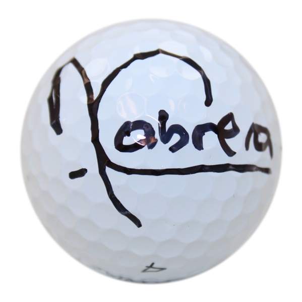 Angel Cabrera Signed Titleist Logo Golf Ball JSA ALOA