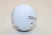 Angel Cabrera Signed Titleist Logo Golf Ball JSA ALOA