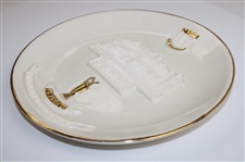 1995 The Old Course St. Andrews 'The Open' Plate No. 8 by Artist Bill Waugh in Box