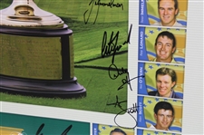 Gary Player & International Team Signed 2005 President's Cup Poster JSA ALOA