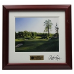 Pete Dye Signed 2008 Pound Ridge Golf Club Grand Opening Hole 5 Photo JSA ALOA