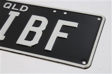 Ian Baker Finch's Personal License Plate 