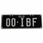 Ian Baker Finch Used License Plate