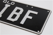 Ian Baker Finch Used License Plate