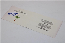Lee Trevino Signed Merion Scorecard JSA ALOA