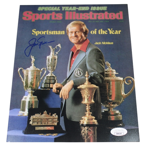 Jack Nicklaus Signed 1979 Sports Illustrated Cover 8x10 Photo JSA #CB46149