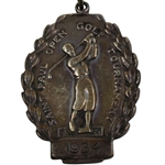 Ky Laffoon's 1934 St Paul Open at Keller GC Sterling Silver Runner-Up Medal