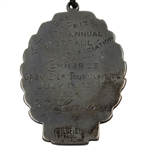 Ky Laffoon's 1934 St Paul Open at Keller GC Sterling Silver Runner-Up Medal