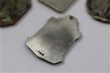 Six (6) Various Undated Golf Medallions/Clips - Some Sterling Silver