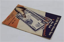1944 New Orleans Open War Bond Tournament at City Park Program - Sam Byrd Winner