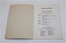 1944 New Orleans Open War Bond Tournament at City Park Program - Sam Byrd Winner