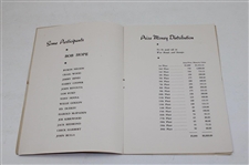 1944 New Orleans Open War Bond Tournament at City Park Program - Sam Byrd Winner