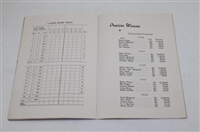 1944 New Orleans Open War Bond Tournament at City Park Program - Sam Byrd Winner