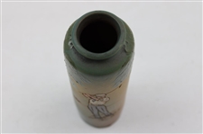Early 1900's Weller Dickensware Pre-Swing Male Golfer Slim Vase