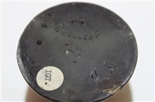 Early 1900's Weller Dickensware Two (2) Male Golfers Cylindrical Vase