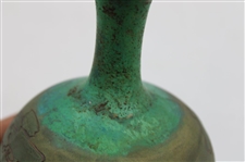 Early 1900's Weller Dickensware Pre-Swing Female Golfer with Cape & Hat Vase