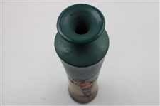 Early 1900's Weller Dickensware Pre-Swing Male Golfer Slim Vase