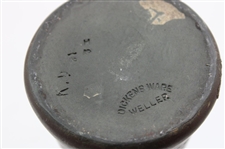 Early 1900's Weller Dickensware Pre-Swing Male Golfer Slim Vase
