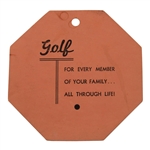 1946 Masters Tournament Sunday Final Round Ticket #3516 - Herman Keiser Winner
