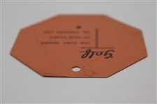 1946 Masters Tournament Sunday Final Round Ticket #3516 - Herman Keiser Winner