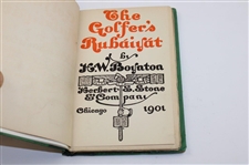 1901 'The Golfer's Rubaiyat' 1st Edition Book by H.W. Boynton