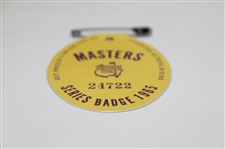 1965 Masters Tournament SERIES Badge #24722 - Jack Nicklaus Winner