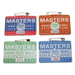 1976-2009 Masters Tournament SERIES Badges including 1986 & 1997 Masters SERIES Badges