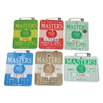 1976-2009 Masters Tournament SERIES Badges including 1986 & 1997 Masters SERIES Badges