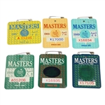 1976-2009 Masters Tournament SERIES Badges including 1986 & 1997 Masters SERIES Badges
