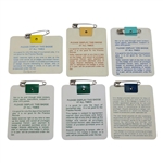 1976-2009 Masters Tournament SERIES Badges including 1986 & 1997 Masters SERIES Badges