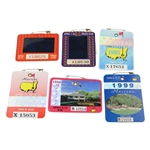 1976-2009 Masters Tournament SERIES Badges including 1986 & 1997 Masters SERIES Badges