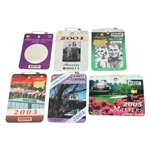 1976-2009 Masters Tournament SERIES Badges including 1986 & 1997 Masters SERIES Badges