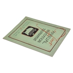 1934 Masters Augusta National Invitation Tournament Official Program