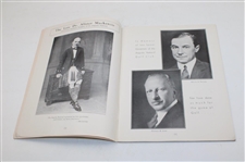 1934 Masters Augusta National Invitation Tournament Official Program