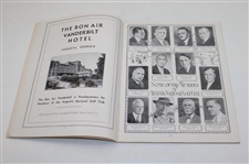1934 Masters Augusta National Invitation Tournament Official Program