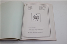 1934 Masters Augusta National Invitation Tournament Official Program